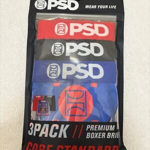 PSD Boxer Brief 3-Pack - Men’s Medium (32-34)
